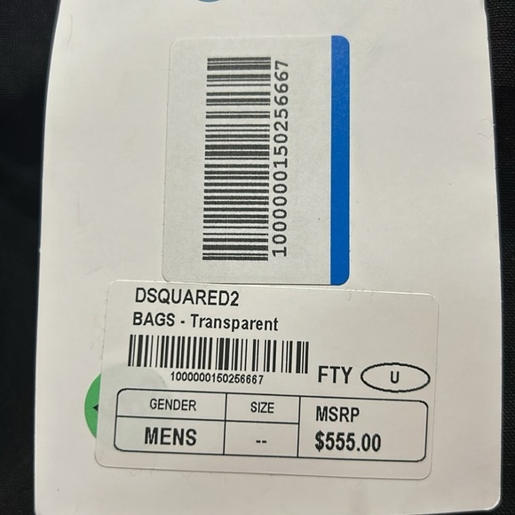 DSquared2 transparent Iridescent belt Bag. NWT - Picture 4 of 17